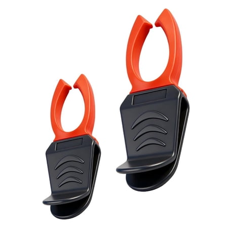 LICEWO 2pack Bucket Mounted Rod Racks Soft Materials Prevents Scratches Easyly Install