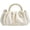 A White, variant on CoCopeaunts Evening Bag for Women Fashion Hobo Handbag Clutch Bag Women Pearl Purse Party Wedding Party Bag Pleated Cloud Bag 2023