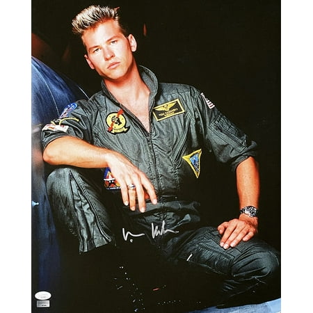 Val Kilmer Signed 16x20 Top Gun Iceman Photo JSA