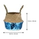 thumbnail image 4 of Cesta de flores 1pc Cesta decorativa Cesta de almacenamiento de artículos diversos para el hogar plegable, 4 of 5