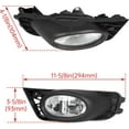 thumbnail image 3 of Kojem Fog Lights Assembly for 2009-2011 Honda Civic 4DR Sedan Clear Lens JDM Style Fog Lamps Pair W/Bulbs Wiring Harness and Switch, 3 of 9