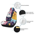 thumbnail image 6 of Pofeuu Colorful Cats Pattern Art Print Automotive Car Seat Covers Flat Cloth Full Set Seat Covers,Car Seat Covers front seats for Cars Trucks and SUVs-2 PCS, 6 of 9