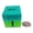 Blue Green, variant on Fun And Safe Plastic Bird Toy Coin Depositor Smarted Plastic Bird Training Tool