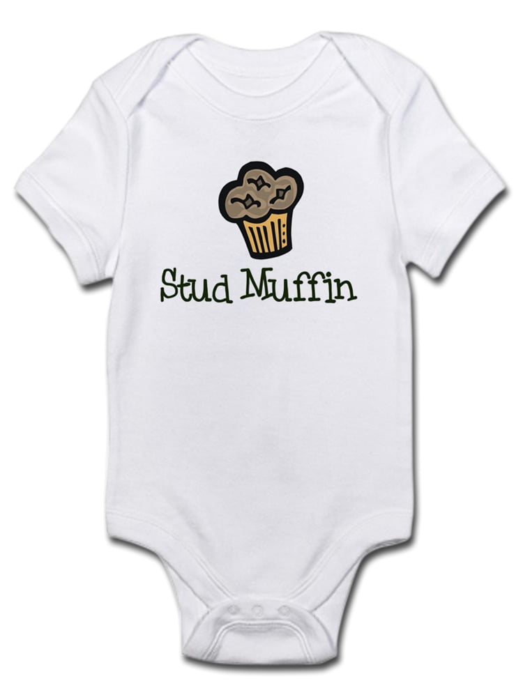 Stud Muffin Baby Onesie Shirt Shower Gift Boy Newborn Infant Gerber 