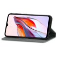 thumbnail image 3 of KAIYANG Funda de teléfono ajustada con soporte para Xiaomi Redmi 12C 4G / 11A 4G, tacto suave, ranuras para tarjetas, piel sintética, gris y multicolor, 3 of 5