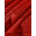 thumbnail image 6 of DPOIS Kids Girls Girls Praise Dance Dresses Worship Tunics Liturgical Dancewear Red 12, 6 of 7