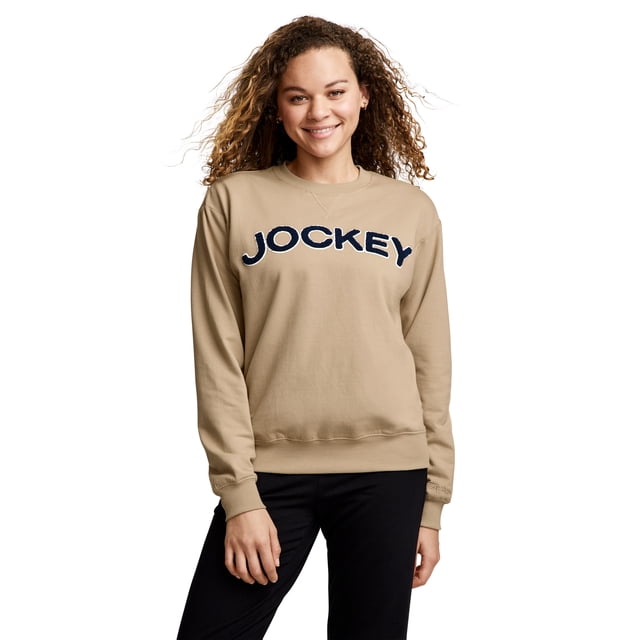 Jockey Chandail Molletonné à Col Rond pour Femmes, Détente et Détente