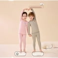 thumbnail image 4 of Mercatoo 2 Set Boys Thermal Underwear Sets Kids Double-Sided Fleece Lined Long J𝐨h𝐧s Base Layer Top and Bottom for Cold Weather, 4 of 6