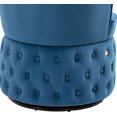 thumbnail image 5 of Tabaray 360 Swivel Barrel Chair,Mid Century Modern Accent Chair,Velvet Upholstered Comfy Armchair,Round Sherpa Chair with Tufted Base for Nursery,Living Room,Bedroom,Office,Waiting Room, Blue, 5 of 18