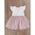 thumbnail image 2 of CoduopToddler Baby Girl Bowknot Wedding Dress Lace Mesh A-Line Princess Tutu Dresses 0-8 Years, 2 of 6