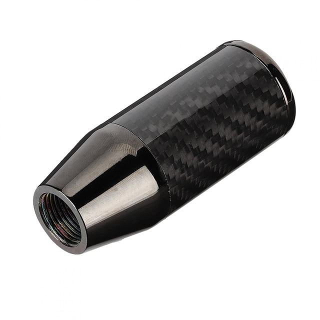 Universal aleación de aluminio fibra de carbono coche Auto Manual palanca de cambio de marchas perilla cabeza palanca de cambios Jadeshay A
