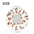 thumbnail image 6 of Disketp Red Mushrooms Shower Caps,Reusable Shower Cap For Women, Double Layer Waterproof Hair Cap, Large Size For All Hair Lengths,For Girls Spa Home Salon Use, 6 of 9
