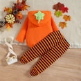 thumbnail image 5 of JLMSPLWG Girls Fall Outfits Mommy and Me Thanksgiving Outfits Sister Matching Outfits Newborn Boy Christmas Outfit Christmas Baby Girl Girls Two, Orange 3-6 Months, 5 of 9