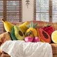 thumbnail image 5 of Soft Avocado Shaped Throw Pillow, Fruit Themed Shaped Cushions, Decorative Shaped Cushion for Couch, 12.5" x 15.5" Green, 1 Pack, 5 of 6