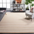 thumbnail image 2 of SAFAVIEH Striped Kilim Yadira Striped Cotton Area Rug, Beige/Gold, 8' x 10', 2 of 9