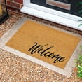 thumbnail image 5 of Door Mat - Welcome Mat for Front Door with Non-Slip Backing - Durable Doormat - for Outside Entrance and Entryway Matt - Outdoor/Indoor - Welcome, 5 of 5