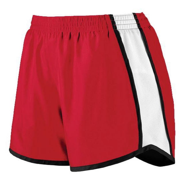 Girls Pulse Team Shorts S Red/White/Black