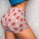 thumbnail image 4 of Balery Strawberry Pantalones cortos de entrenamiento estampados para mujer, sin costuras, ajustados, para gimnasio, yoga, correr, deportes, ejercicio activo, fitness.-Medium, 4 of 8