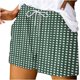 thumbnail image 1 of Mujeres Pantalones Cortos con Bolsillos Impresos Detalle Vendaje, Casual Y Suelto Ajuste Pantalones Cortos de las Mujeres para el Verano, 1 of 5
