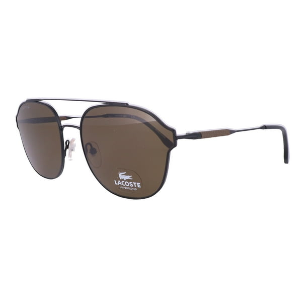 Lacoste Matte Black Brown Green Men s Sunglasses L103SND 001