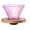 Pink#0, variant on Glass Pour Over Coffee Maker Reusable Drip Filter for Hand Brewed Coffee Portable Glass Coffee Filter with Removable Wooden Base Home Kitchen Office Brewing