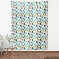 thumbnail image 4 of Botanical Upholstery Fabric by the Yard, Succulent Plants Flowering Cactus Tropical Leaves Monstera Branches, Decorative Fabric for DIY and Home Accents, Teal Pink Yellow Green by Ambesonne, 4 of 5