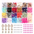 thumbnail image 1 of 1 Box of Decorative Bracelet Kit Delicate Clay Beads Multi-function Bracelet Beads DIY Supply, 1 of 8