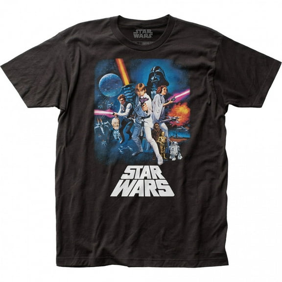 Star Wars Men's A New Hope Poster T-Shirt Black XL