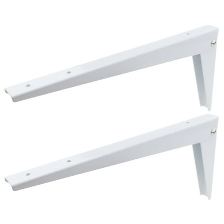 

10pcs Right Angle Brackets Fastener Corner Braces for Shelf 2/12/14inch - 14 icnh as described