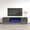 Gray, variant on Shu BL-EF Fireplace TV Stand for TVs up to 80", Modern High Gloss 71" Entertainment Center, Electric Fireplace TV Media Console with Storage Cabinets
