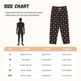 thumbnail image 2 of Salouo Red and white polka dots Print Women's Pajama Pants Casual Loose Sweatpants PJs Flowy Pants Drawstring Palazzo for Women Wide Leg Pants Lounge Pajama -Large, 2 of 8