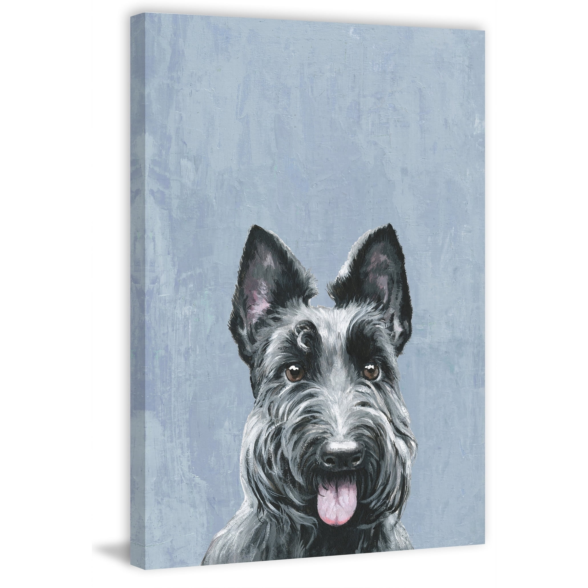 Marmont Hill "Appeased Look" Painting Print on Wrapped Canvas