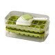 thumbnail image 2 of Bandeja de hielo con liberación rápida con un botón | Utensilio de cocina de plástico duradero | Fácil eliminación de hielo | Caja de almacenamiento para congelador multiusos | Organizador de, 2 of 8