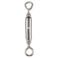 thumbnail image 2 of S SERENABLE Stainless Steel Turnbuckle Wire Rope Tensioner Hook Eye Rigging Screw M4, 2 of 9