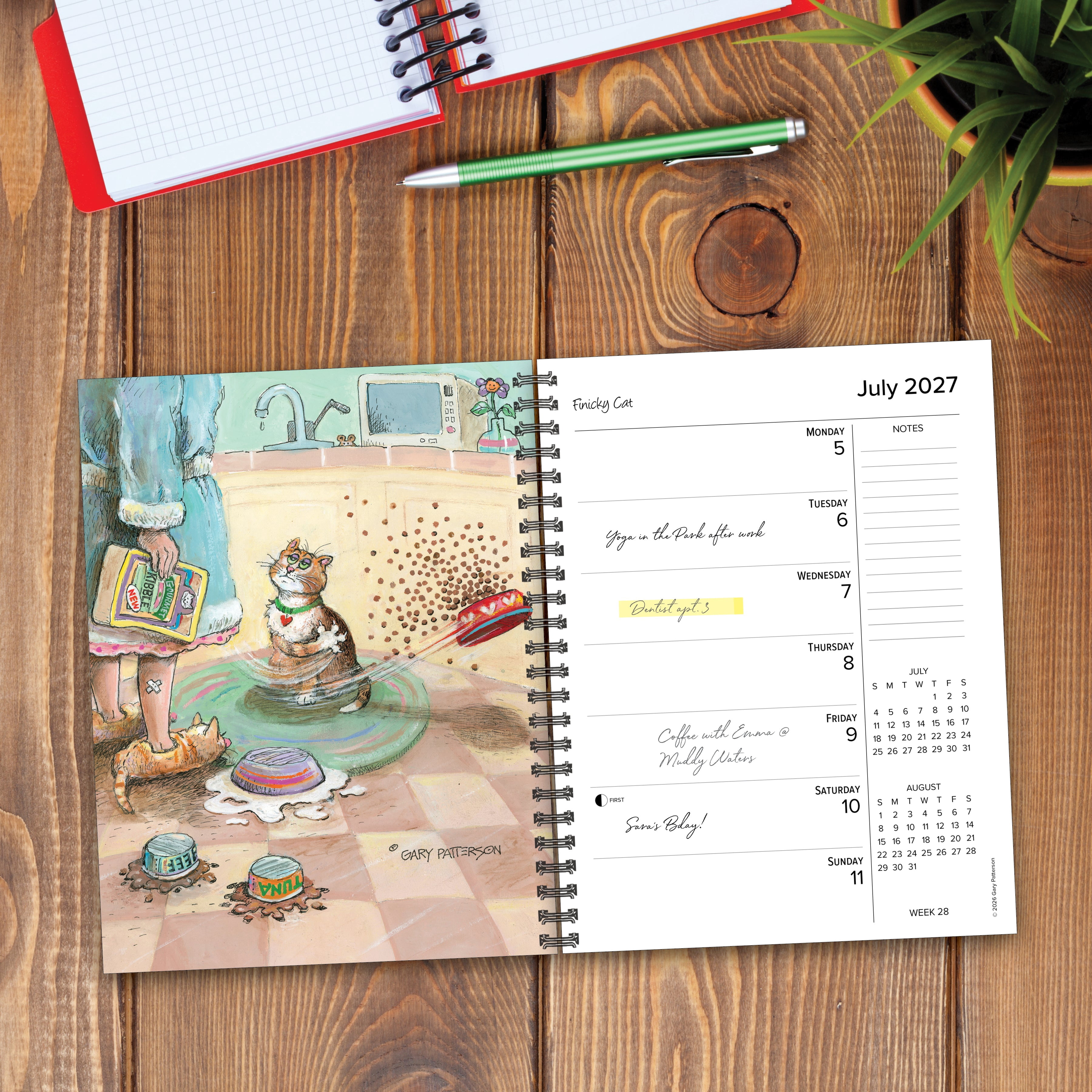Willow Creek Press, Cats by Gary Patterson 2027 Engagement Calendar