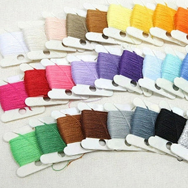 120 Pieces/Set Bobbins Thread Card Embroidery DIY Crafting Organizer Holder Cross-stitch Board Accessory Professional