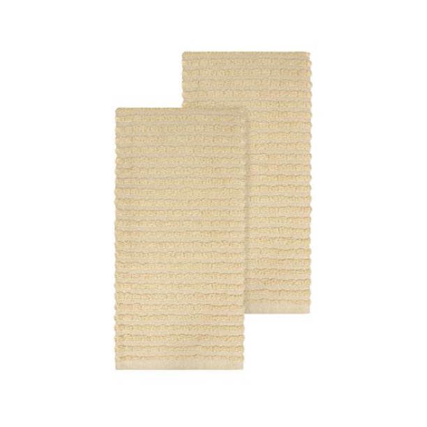 Ritz Royale Collection 100 Combed Terry Cotton Highly Absorbent Oversized Kitchen Towel Set 28 X 18 2 Pack Solid Latte Brown Walmart Com Walmart Com