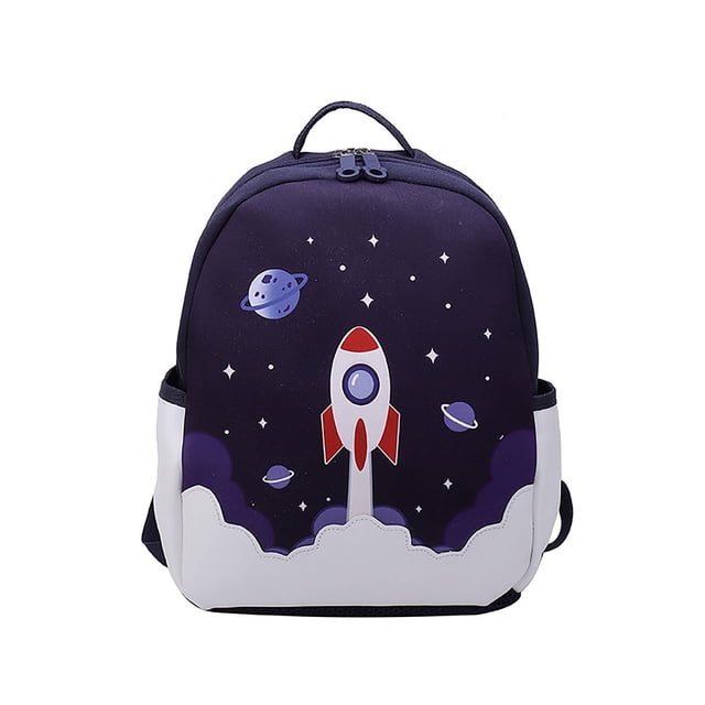 Kids Backpack For School Boys Girls Durable Lightweight Bookbag Cute Animal Print Comfortable Straps Daily Use Travel Rucksack