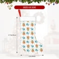 thumbnail image 4 of Balery Sea Turtle Pattern Christmas Stockings with Initials, 18" Large Knit Christmas Stocking,Xmas Stocking for Kids, Holiday and Family Stocking, 4 of 7
