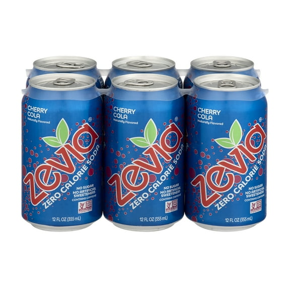 Zevia Soda Cola Cherry 6 Pack 72 fl oz