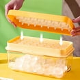 thumbnail image 1 of Dvkptbk Ice Tray Silicone Ice Box Ice Cubes Household Ice Maker Refrigerator Freezer Ice Cubes Box Ice Cube Mold Home Essentials, 1 of 6