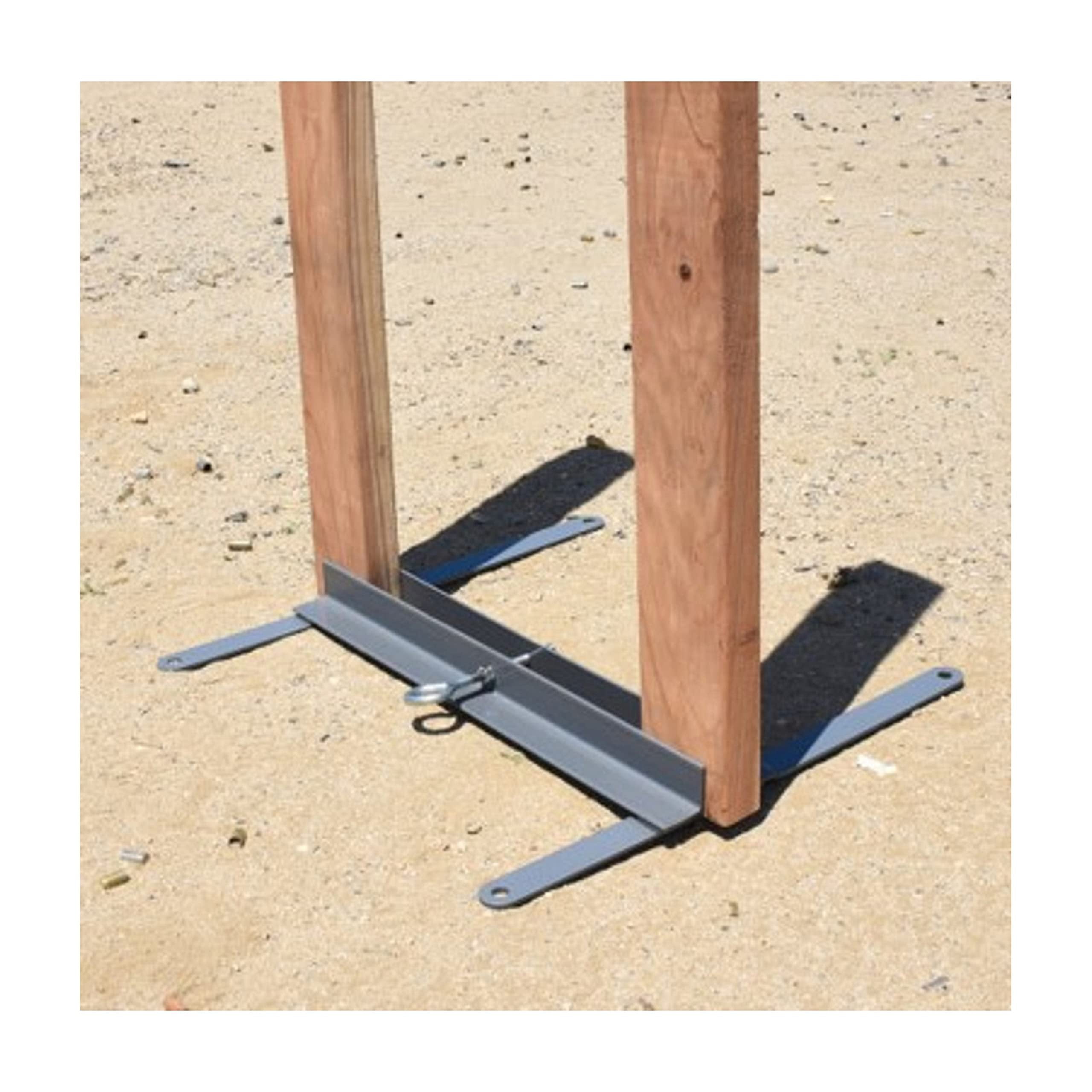 Birchwood Casey 20" Steel Folding Target Stand for Shooting - Durable Versatile Target Base Stand with Collapsible Legs