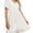 Swiss Dot White, variant on Weardear Womens Dresses Casual Vacation Beach Dresses for Women V Neck Smocked Short Sleeve Ruffle Hem Mini Dresses Flowy Summer Dresses