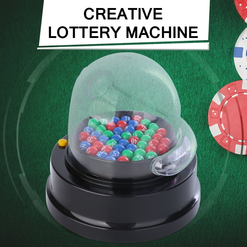 Electric Lucky Number Picking Machine Mini Lottery Bingo Games Shake Ball Gift