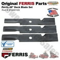 thumbnail image 4 of Ferris 48" Deck Blade Set for 5601252, 5901704, 5901705 Lawn Mowers / 5105512S, 4 of 5