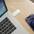 thumbnail image 3 of Portable WiFi 4G WiFi Router with SIM Card Slot LTE USB WiFi Modem High Speed Portable Travel Hotspot Mini Router Unlocked 4G dongle Plug and Play for  for Powerbank for Traveling, 3 of 6