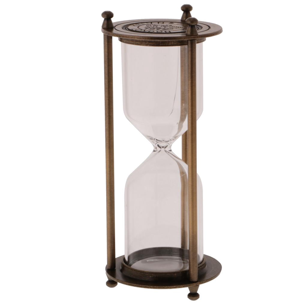 Tachiuwa Retro Metal Frame Empty Hourglass Sand Timer Home Decor