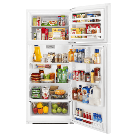Whirlpool - 17.7 Cu. Ft. Top-Freezer Refrigerator - White