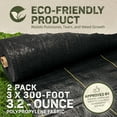thumbnail image 3 of DeWitt 2-Pack Sunbelt Weed Barrier Fabric 3.2 oz, Heavy-Duty Ground Cover, 3 x 300 Feet, 3 of 9