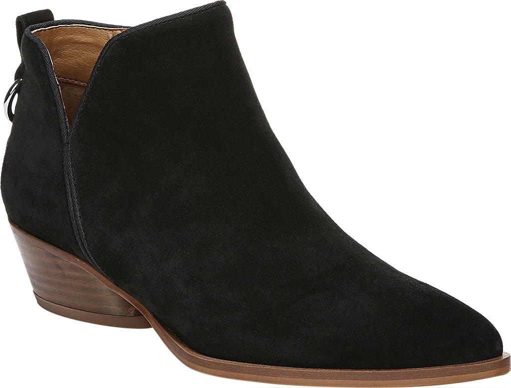 Women's Sarto by Franco Sarto Sloan Ankle Bootie Black Lux Brushed Suede 6  M - Walmart.com